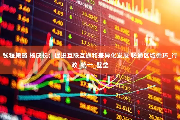 钱程策略 杨成长：促进互联互通和差异化发展 畅通区域循环_行政_统一_壁垒