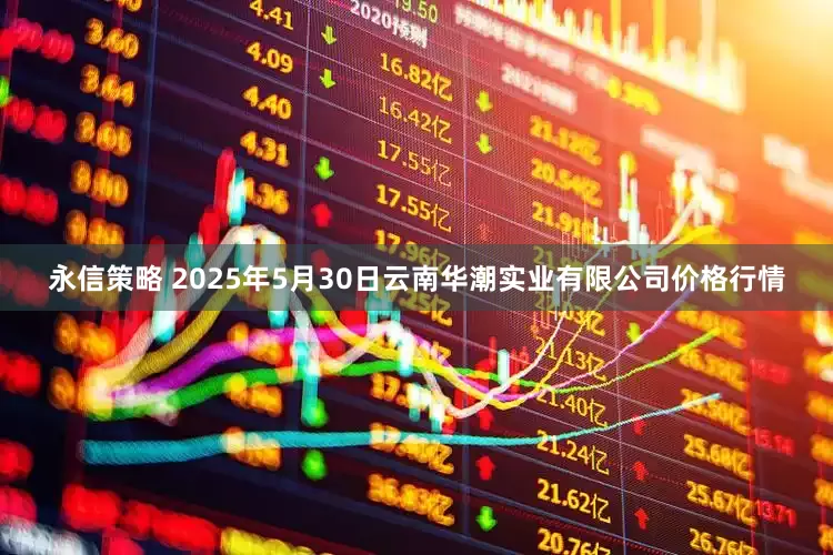 永信策略 2025年5月30日云南华潮实业有限公司价格行情
