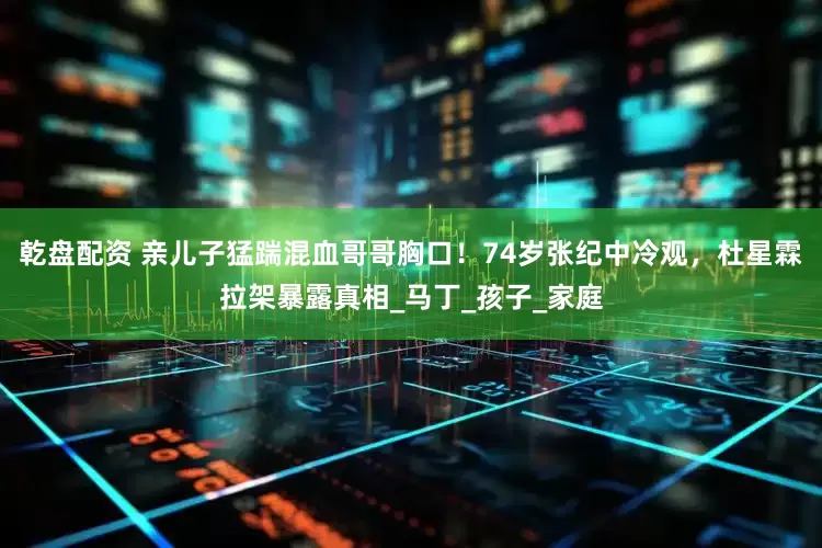 乾盘配资 亲儿子猛踹混血哥哥胸口！74岁张纪中冷观，杜星霖拉架暴露真相_马丁_孩子_家庭